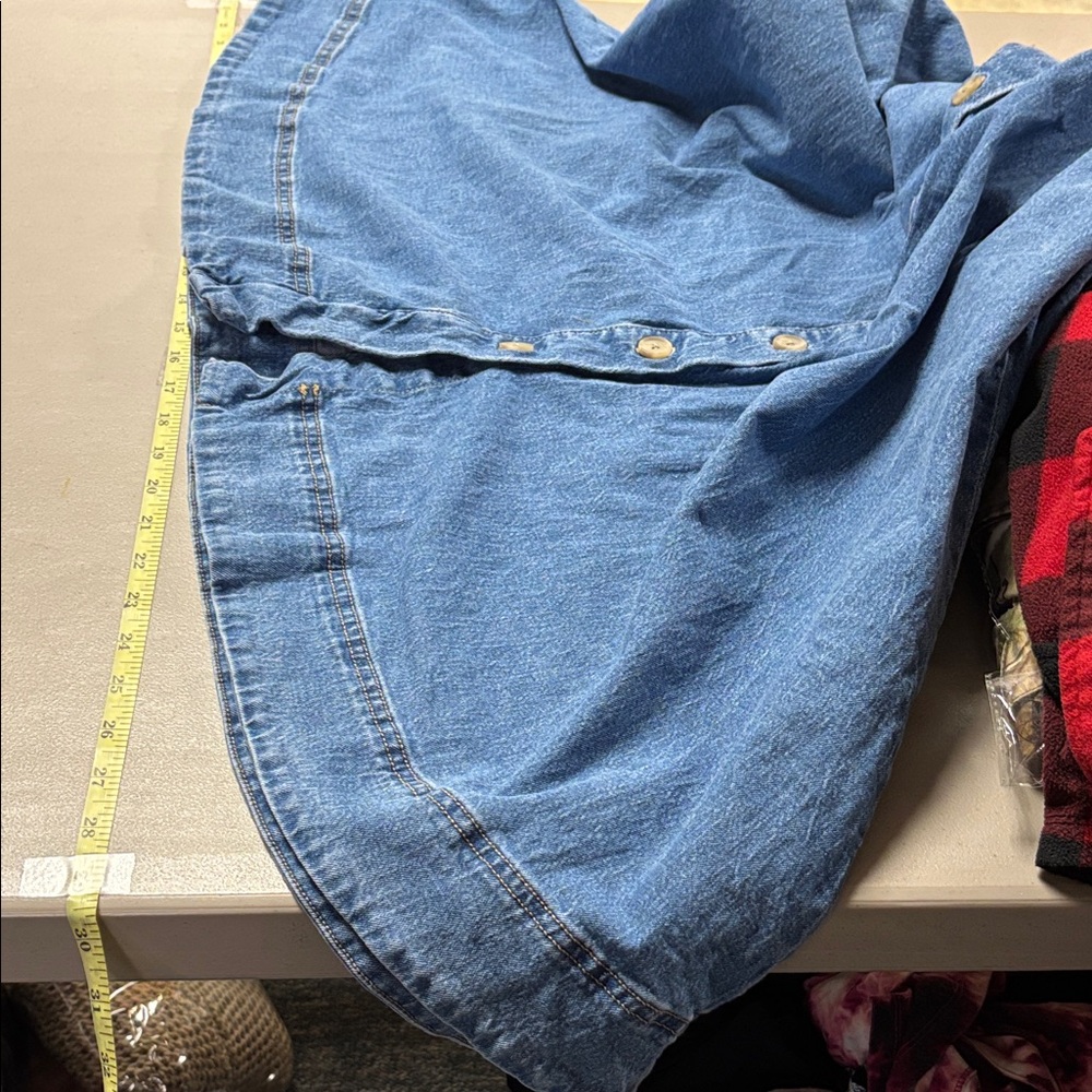 Universal Thread Blue Button-Front Midi Dress - Picture 14 of 14